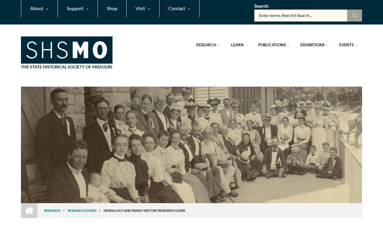 Missouri city directory and genealogy research through the State Historical Society of Missouri